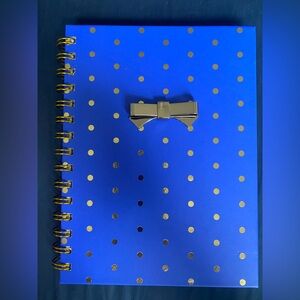 NWT “Blue/ Gold Ruled Spiral Hardcover Notebook/ Journal”